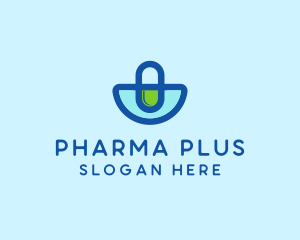 Drugs - Medicine Pill Pharmacy Chemist logo design