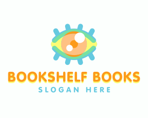 Books - Optical Round Eyes logo design