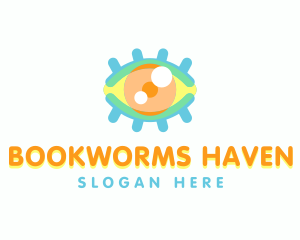 Books - Optical Round Eyes logo design