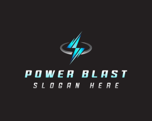 Electricity Lightning Bolt logo design