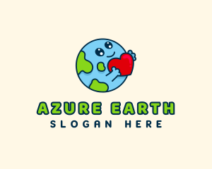 Earth Care Love logo design