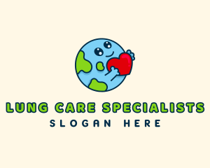 Earth Care Love logo design