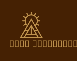 Yucatan - Mayan Pyramid Symbol logo design