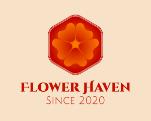 Orange Flower Spa logo design