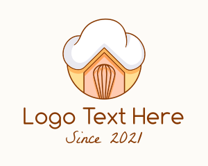 Foodie - Baking Cooking Hat logo design