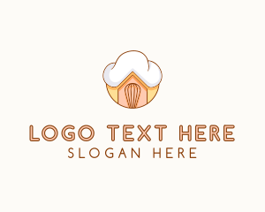 Bake - Baking Cooking Hat logo design