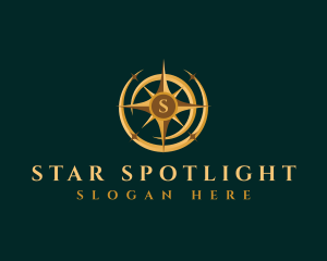 Travel Compass Star logo design