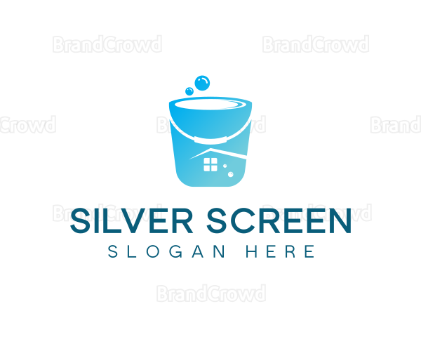 Bucket Home Cleaning Products Logo