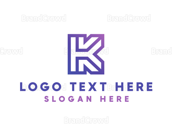 Business Company Letter K Logo