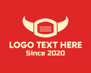 Bullfighting - Bull Face Mask logo design