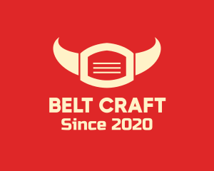 Belt - Bull Face Mask logo design