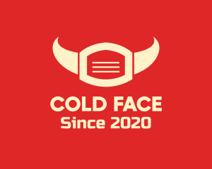 Bull Face Mask logo design