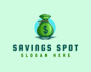 Money Dollar Sack logo design