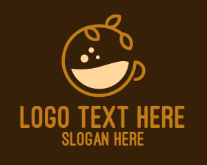Snack - Organic Coffee Cup logo design
