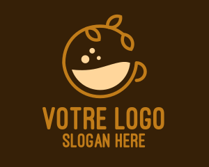 Snack - Organic Coffee Cup logo design