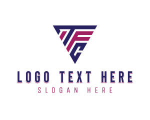 Shape - Industrial Triangle Letter TFC logo design