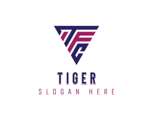 Shape - Industrial Triangle Letter TFC logo design