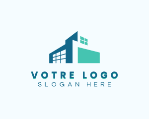 Distributors - Storage Warehouse Factory logo design