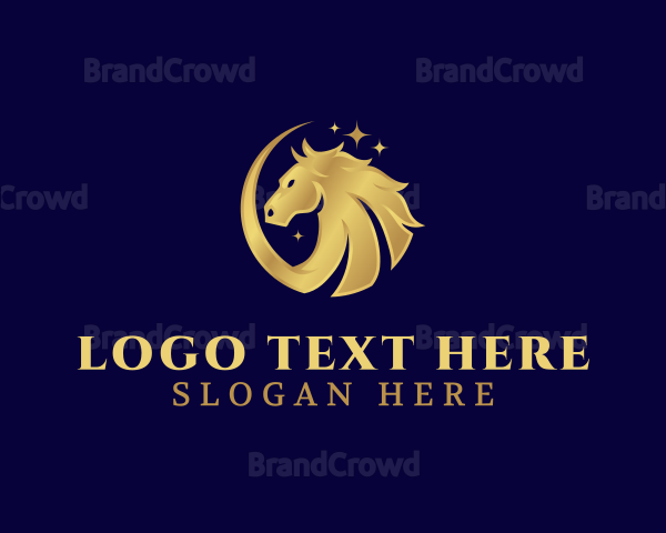 Luxury Horse Animal Logo