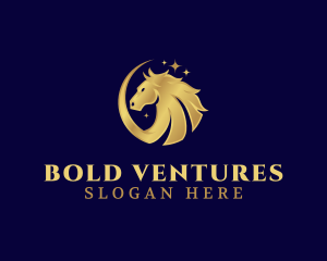 Luxury Horse Animal logo design