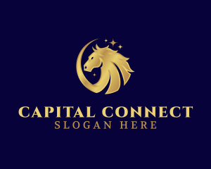 Luxury Horse Animal logo design