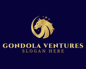 Luxury Horse Animal logo design