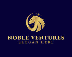 Luxury Horse Animal logo design