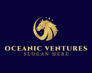 Luxury Horse Animal logo design