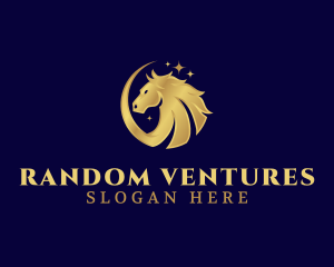 Luxury Horse Animal logo design