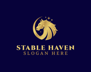 Luxury Horse Animal logo design