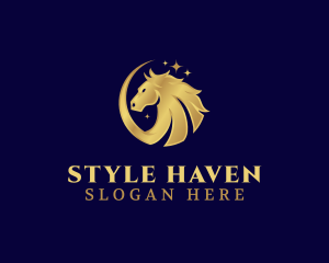 Ranch - Luxury Horse Animal logo design