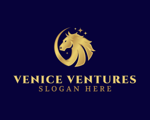 Luxury Horse Animal logo design