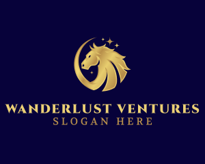 Luxury Horse Animal logo design