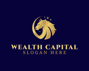 Luxury Horse Animal logo design