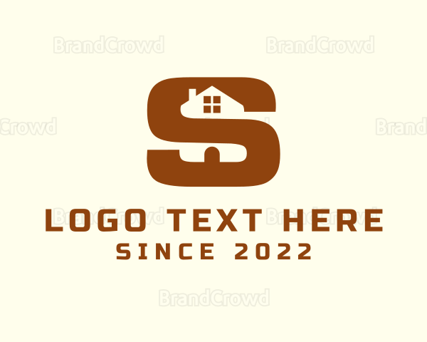 Brown House Letter S Logo