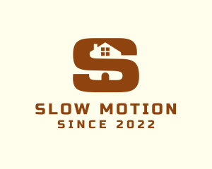 Brown House Letter S logo design