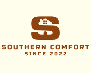 Brown House Letter S logo design