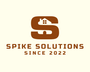 Brown House Letter S logo design