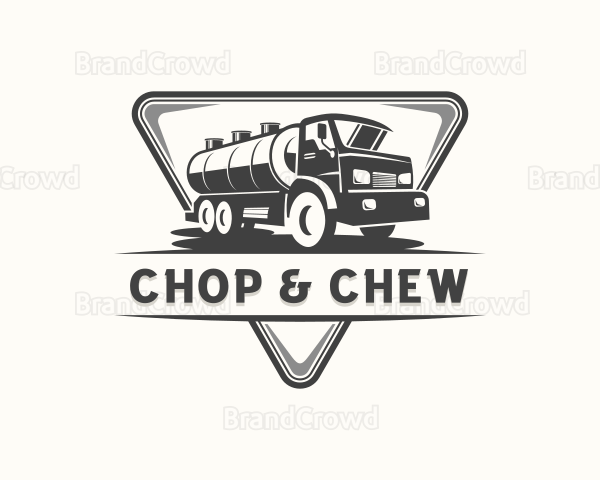 Tanker Truck Petroleum Transportation Logo