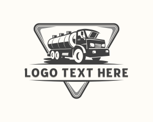 Dispatch - Tanker Truck Petroleum Transportation logo design