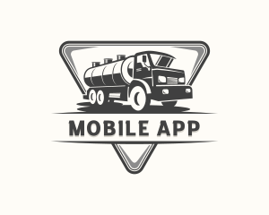 Tanker Truck Petroleum Transportation Logo