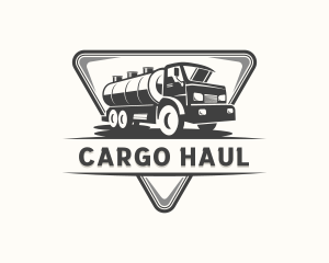 Tanker Truck Petroleum Transportation logo design