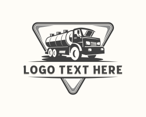 Tanker Truck Petroleum Transportation Logo