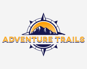 Compass Mountain Adventure logo design