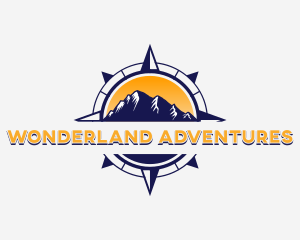 Compass Mountain Adventure logo design