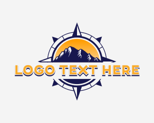Location - Compass Mountain Adventure logo design