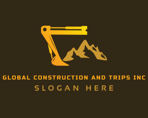 Excavator Arm Contractor Logo