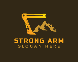 Excavator Arm Contractor logo design