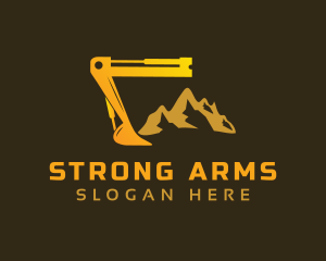 Excavator Arm Contractor logo design