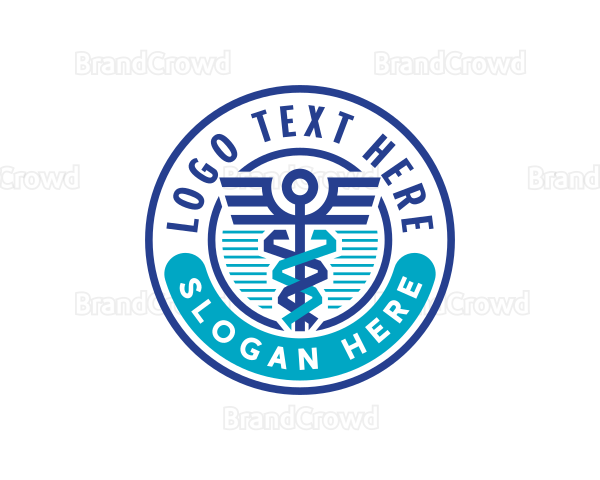 Laboratory Hospital Caduceus Logo